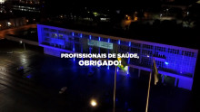 Homenagem aos profissionais de saúde